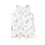 Pickles Playing Pickleball - Sleeveless Shortie Romper