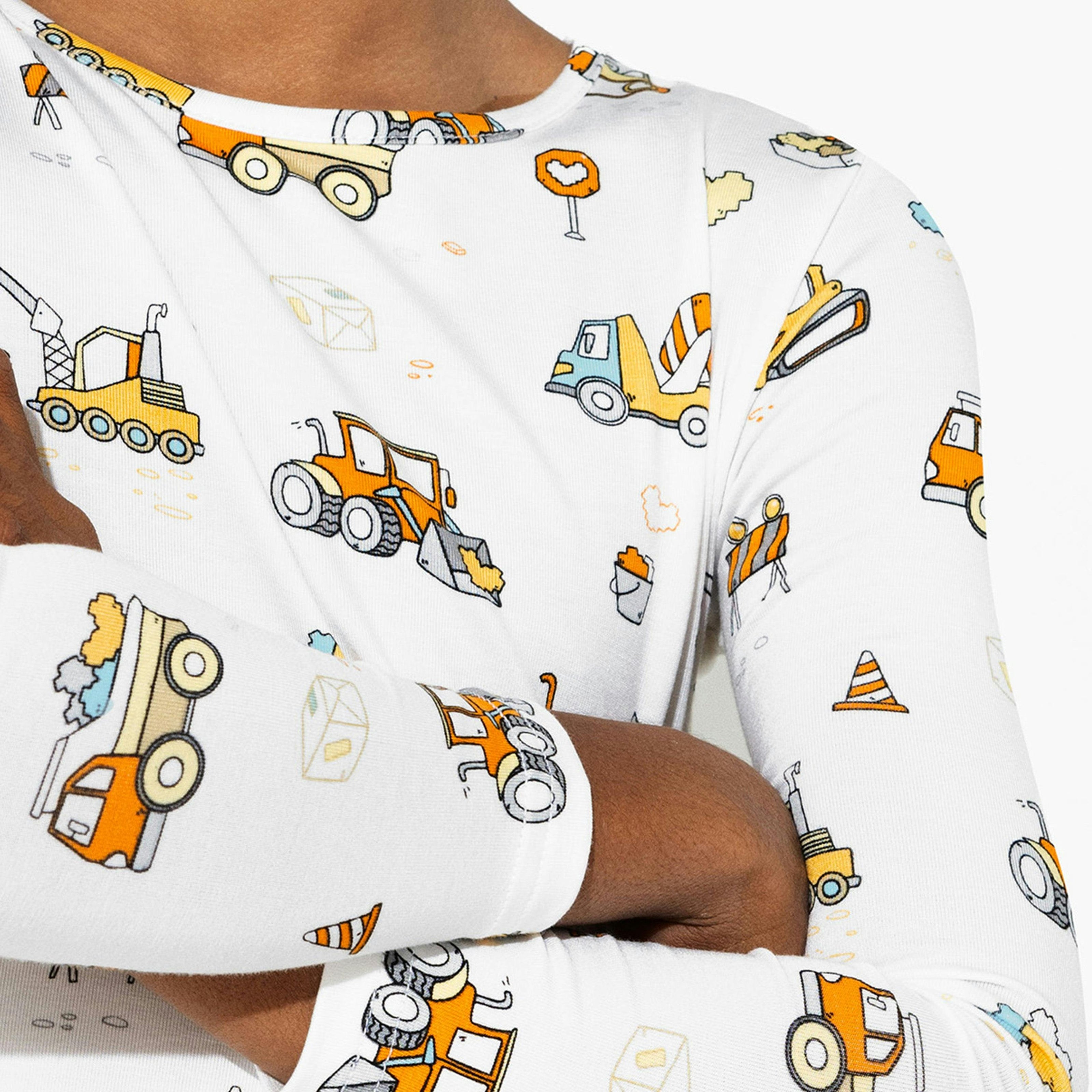 Love Trucks Bamboo Kids Pajamas