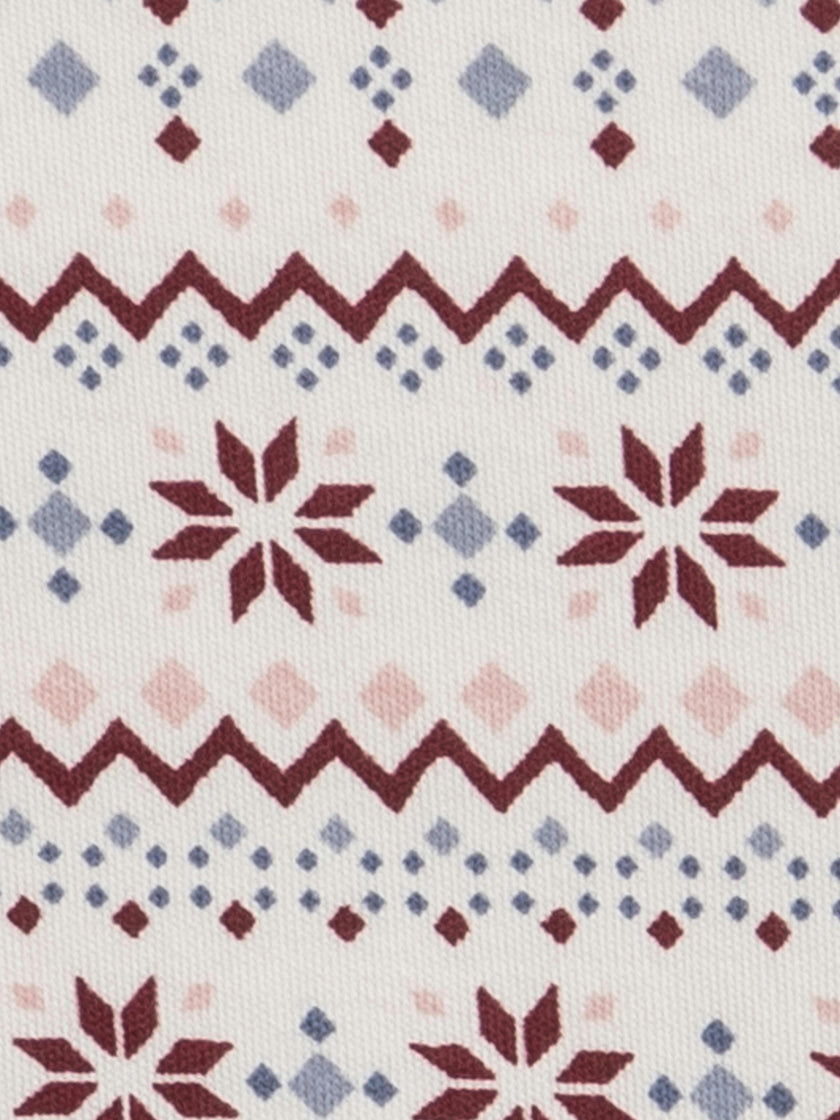 Peyton Zipper Sleeper - Bluen Fairisle