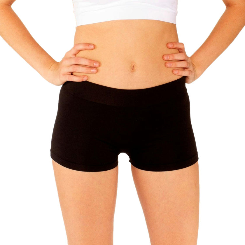 Girl's (10-14) Solid Boy Shorts / Set of 2