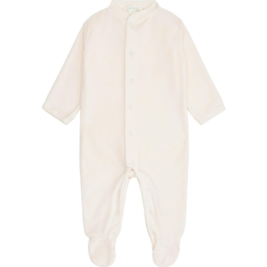 Velour Angel Wing™ Sleepsuit - Pink