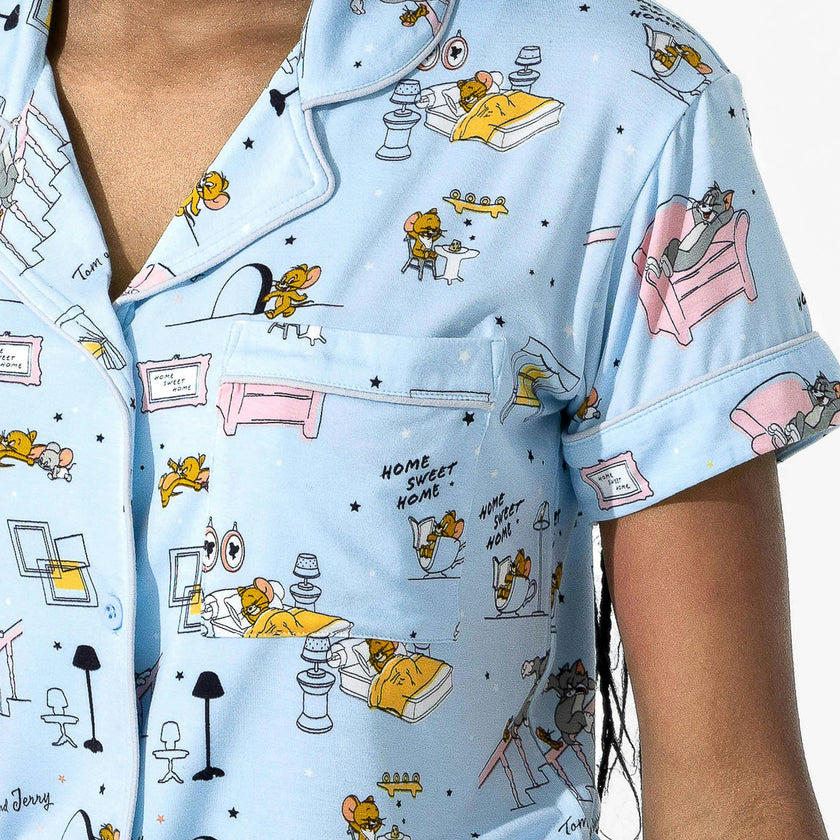 Tom & Jerry: Home Sweet Home Bamboo Women's Pajama Short Set