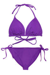 Maillot de bain deux pièces Ado, Mini Triangle & Bikini -Electric Purple