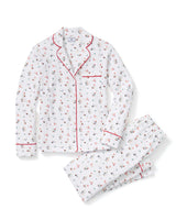 Women's Pima Pajama Set in Woof de Noël