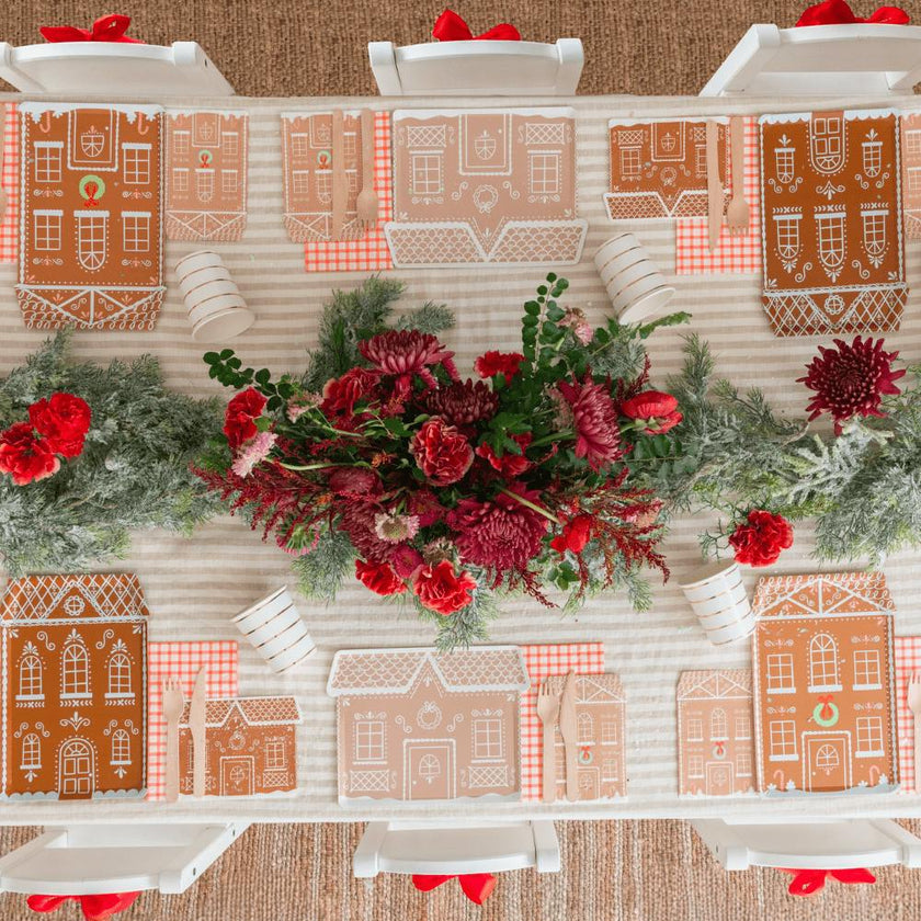 Baking Spirits Bright Tall Gingerbread House Guest Napkins
