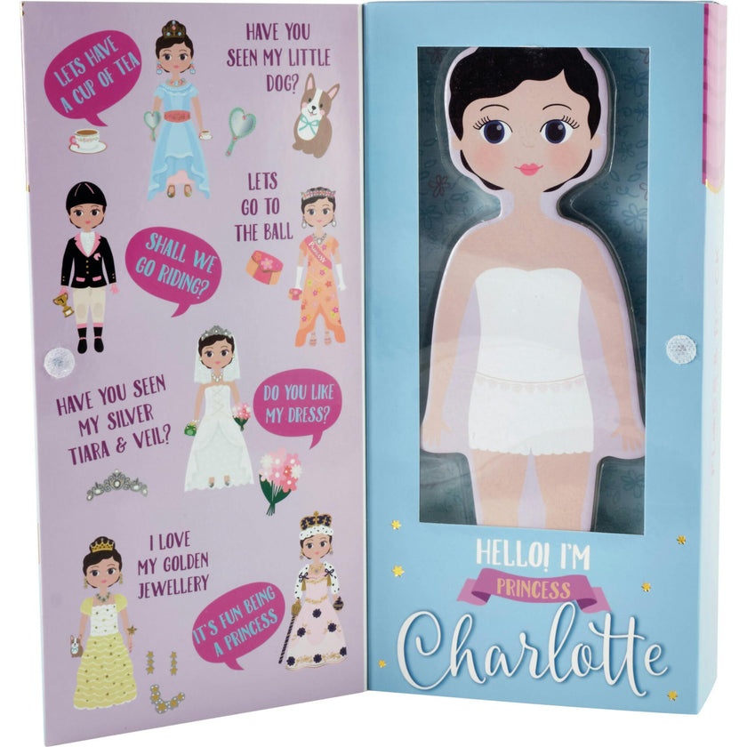 Princess Charlotte Magnetic Dress Up Doll