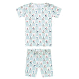 2pc Short Sleeve Pajama Set - Mickey Mouse and Friends