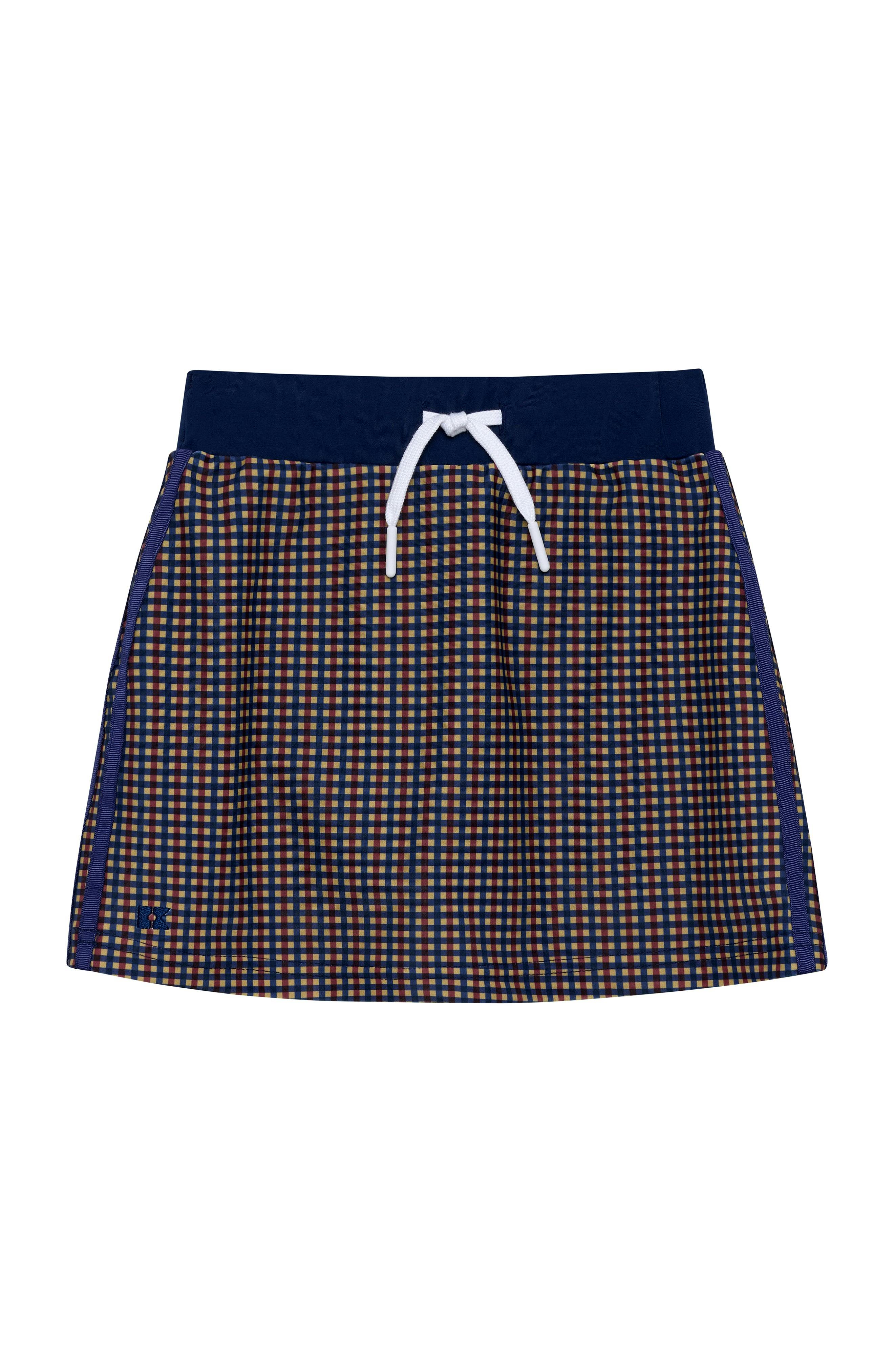 gingham tennis skort