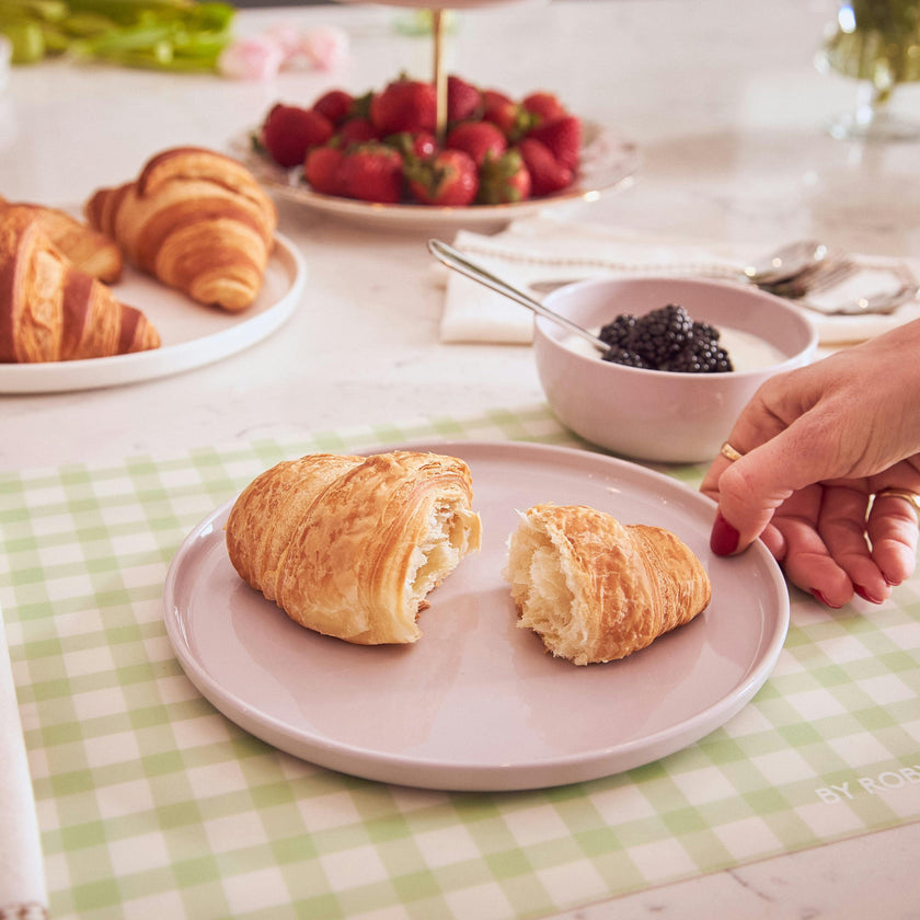 2 Placemats | Green Gingham |  by robynblair x Recette