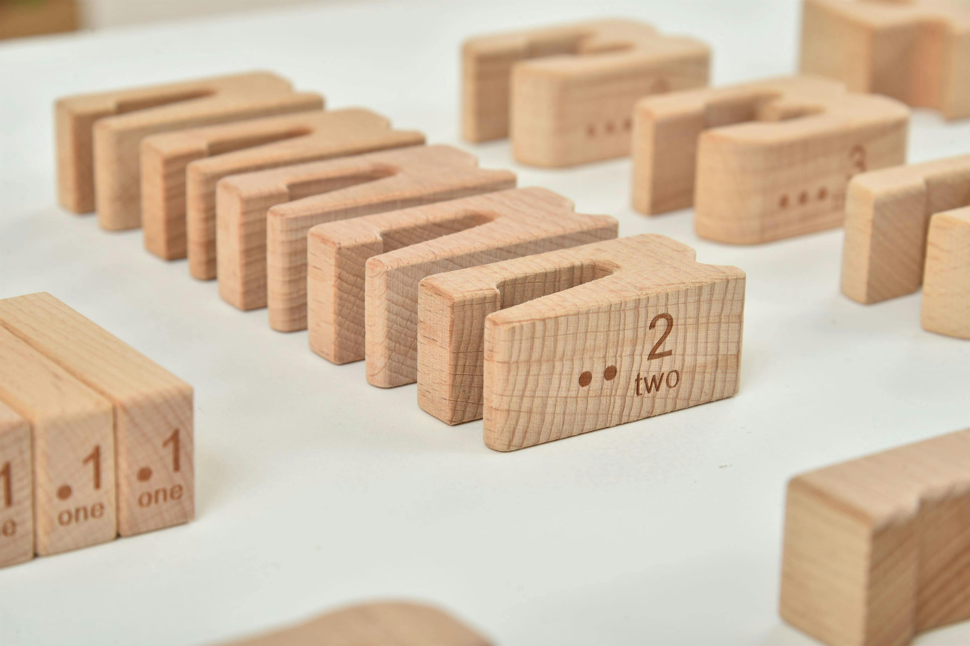 Montessori Wooden Number Blocks | Self-Correcting Math Manipulatives for Counting, Addition & Subtraction