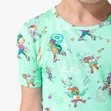 Roller Pet Pals Bamboo Kids Pajama Short Set