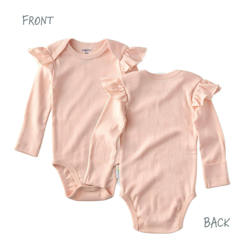 ASHLEY 5-Pack Long Sleeve Ruffle Bodysuits