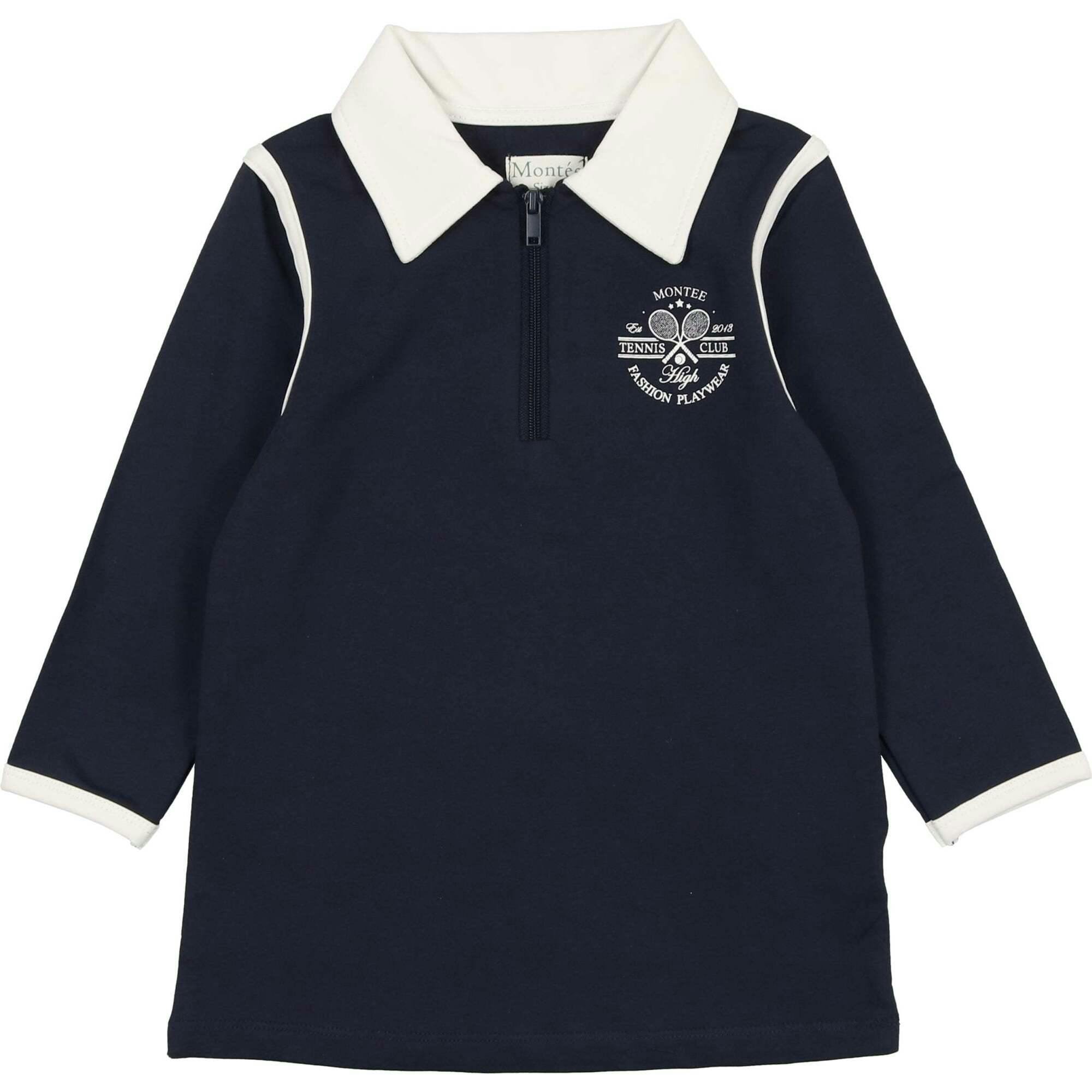 Girls Tennis Club 3-Quarter Sleeve Shirt