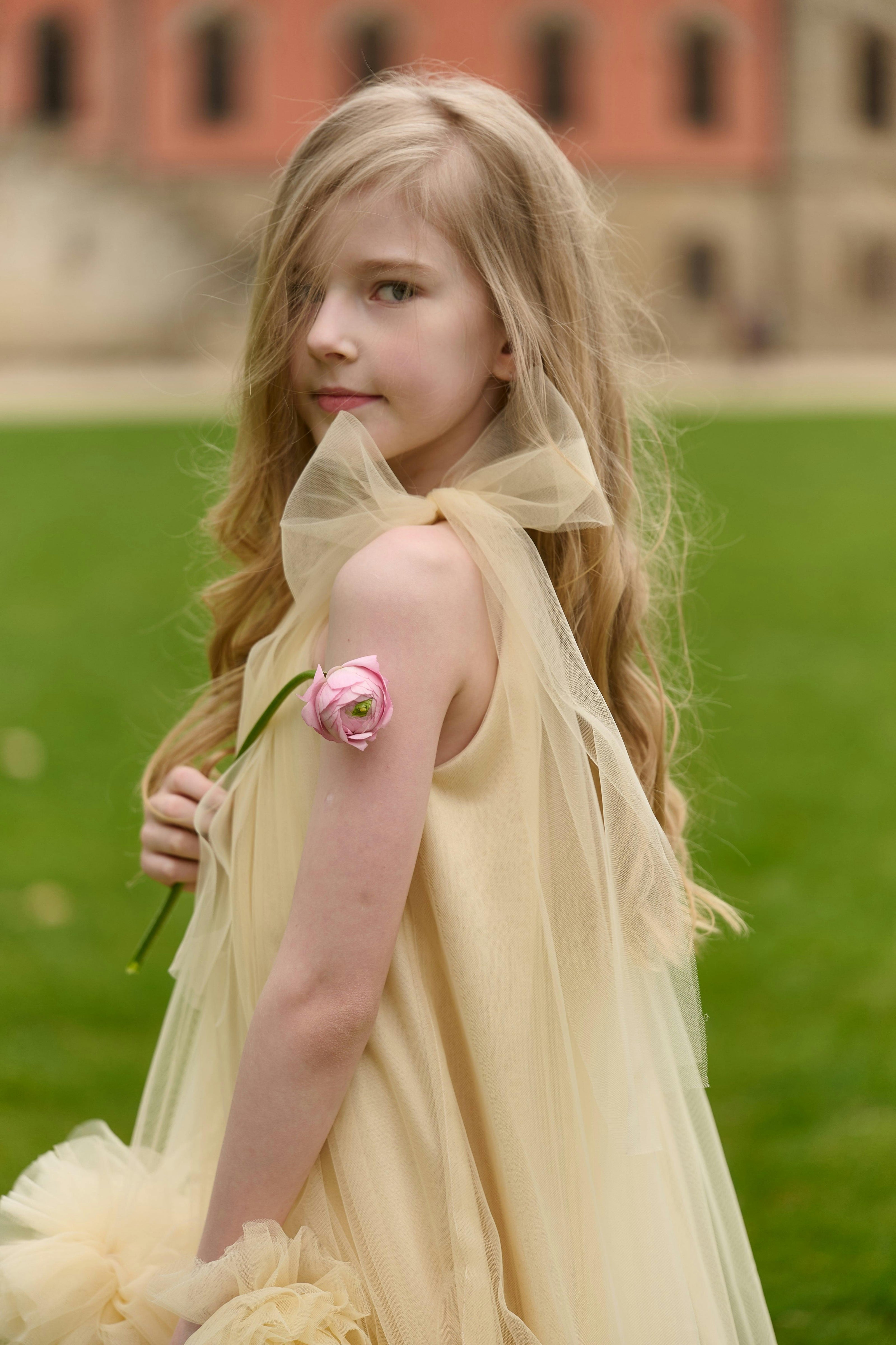 Golden Bloom Dress