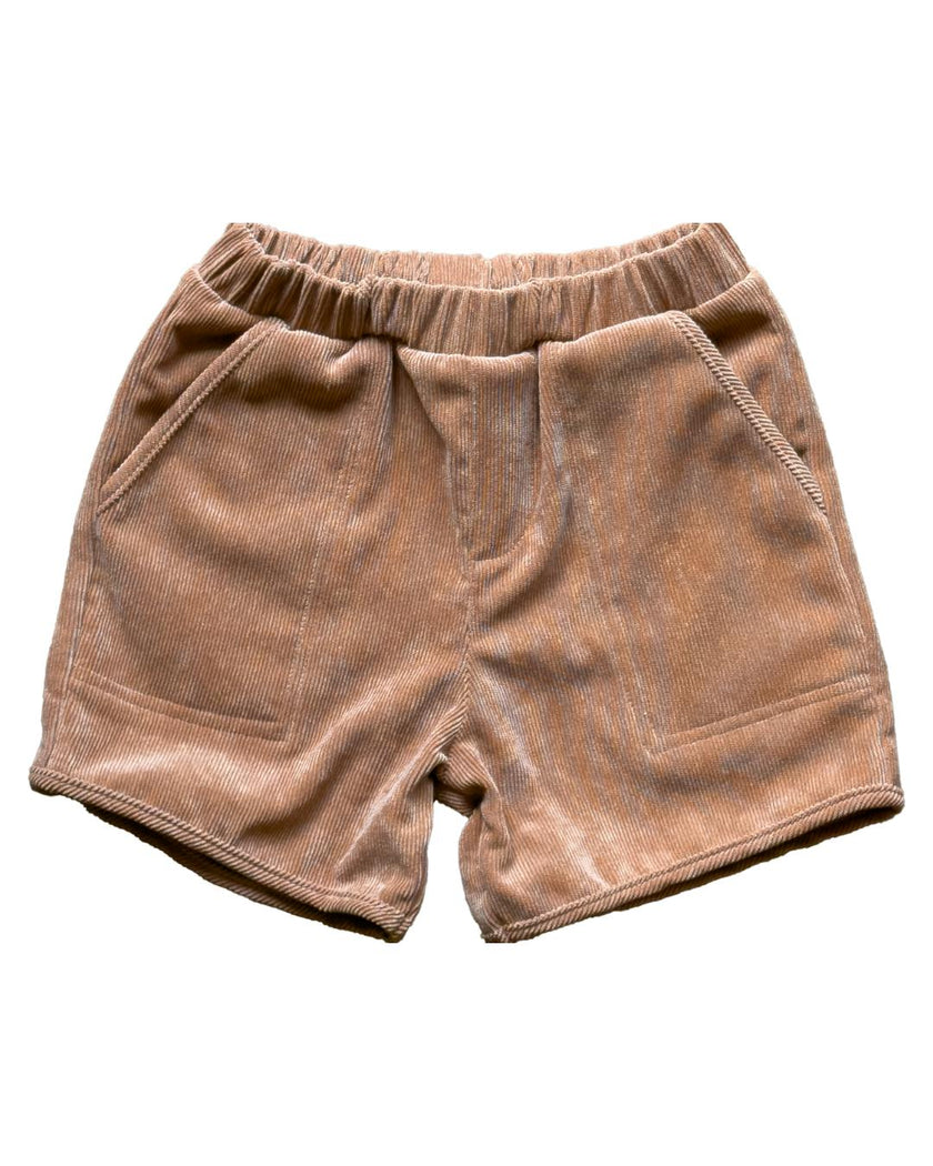 Athletic Short in Proformance Cord In Terra Cotta
