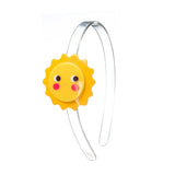 Sun Yellow Smiley Headband