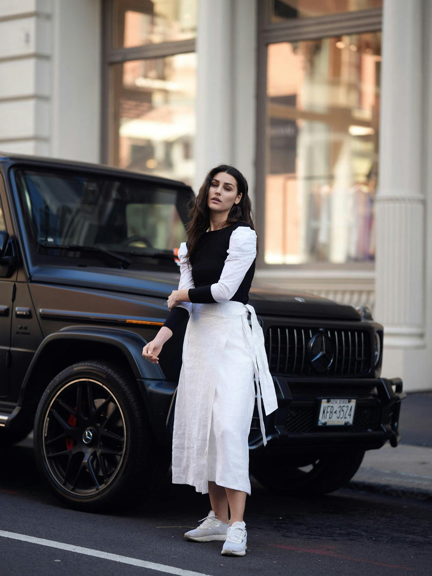 RIBBED/COTTON T-SHIRT