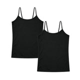 Girl's (10-14) Solid Full Cami / Set of 2