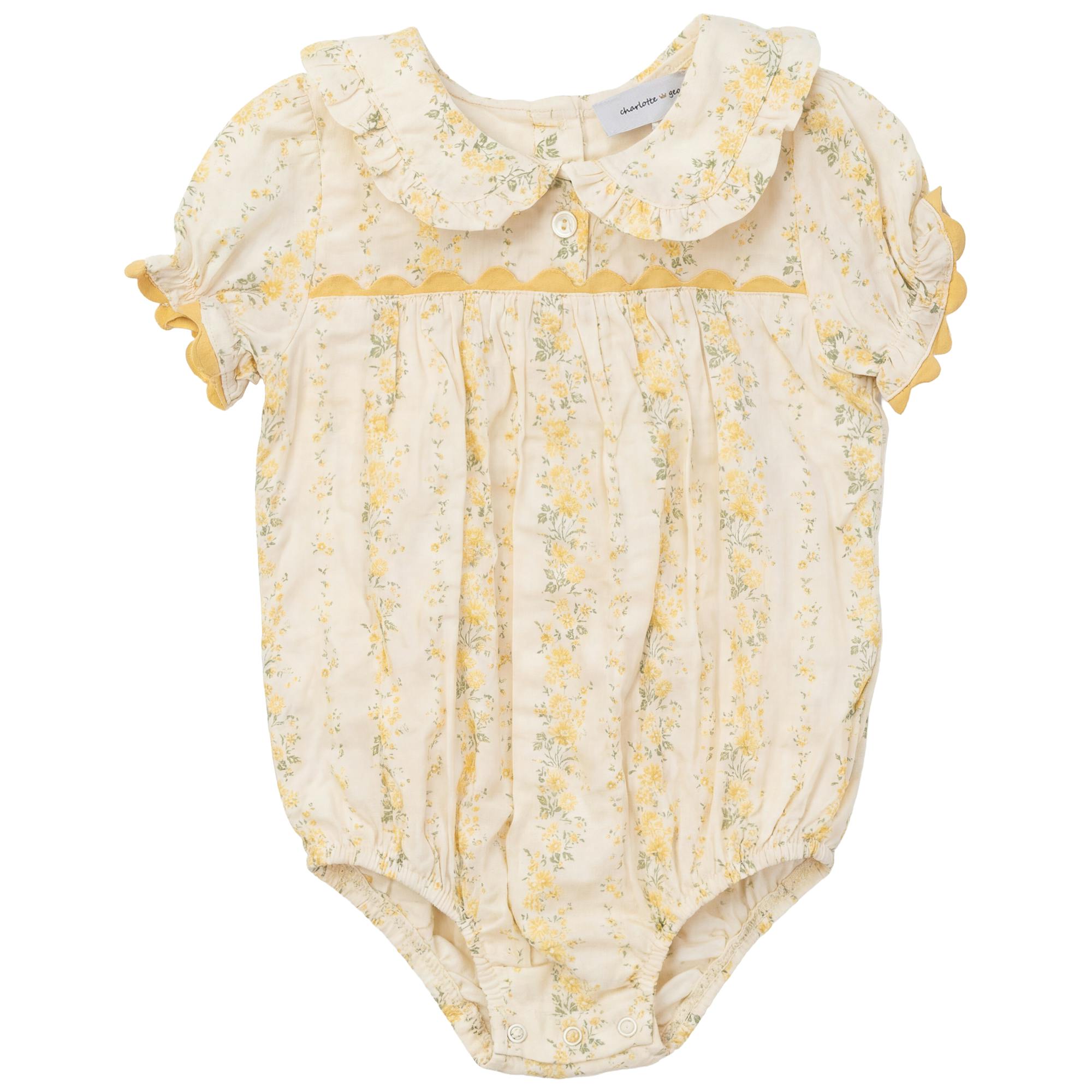 Stripe Floral Print Bubble