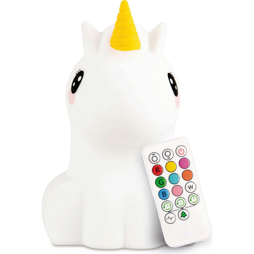 Unicorn Night Light - Soft Silicone Nursery Lamp | LumiPets®