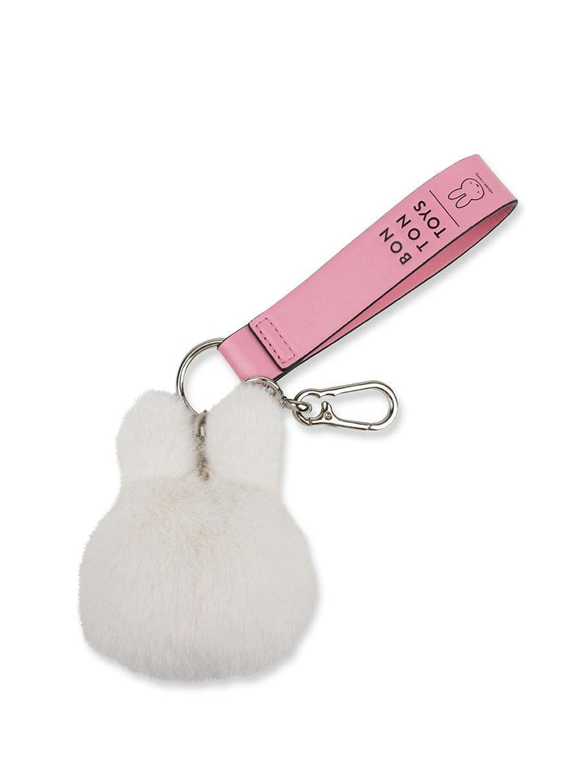 Miffy ECO Fuzzy Offwhite Bag Charm - 4.5"