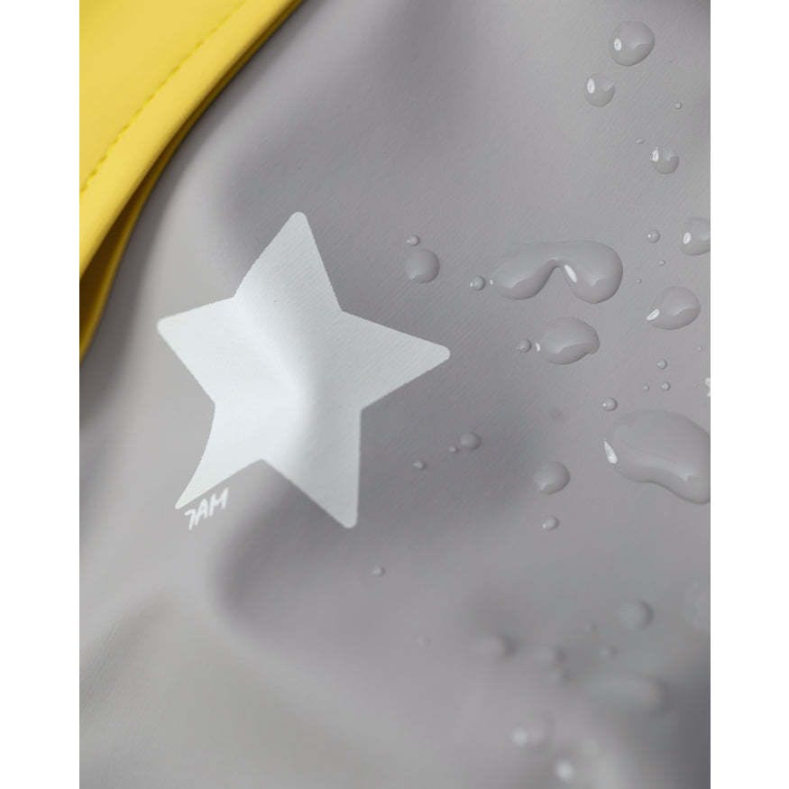 Stars Print Rain Worker Jacket