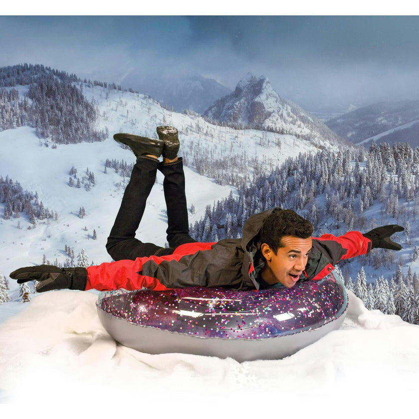 48" Galaxy Glitter Snow Tube
