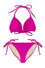 Maillot de bain deux pièces Ado, Mini Triangle & Bikini - Terry Berry Pink