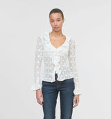 The Gabriella Top - White Lace