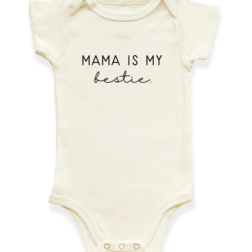 Mama is my Bestie Organic Baby Bodysuit