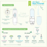 Baby Electric: Nail Trimmer - Blue