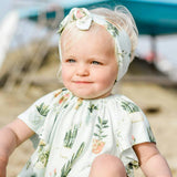 Vintage Floral Organic Cotton Knotted Headband