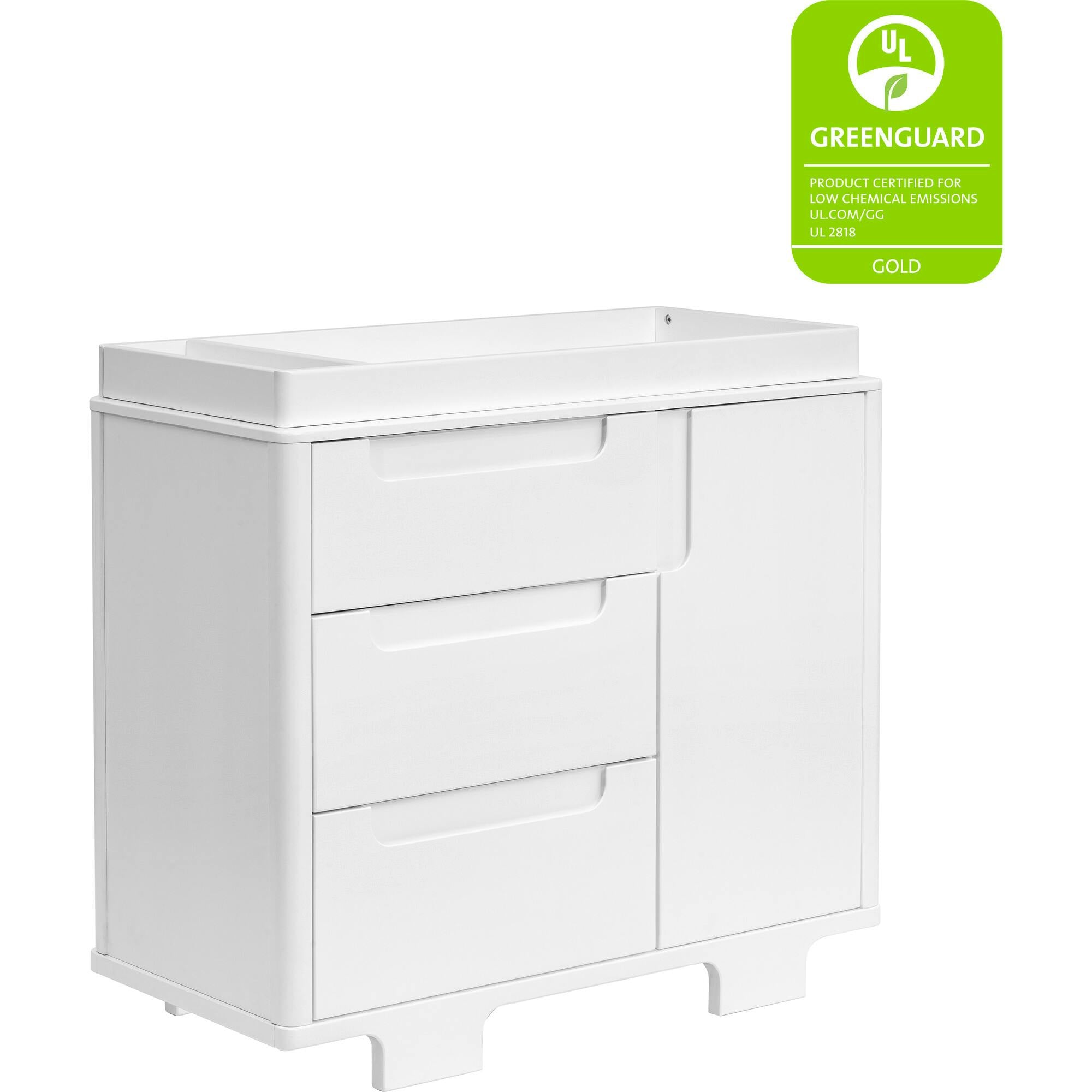Yuzu 3-Drawer Compact Changer Dresser with Removable Changing Tray (41