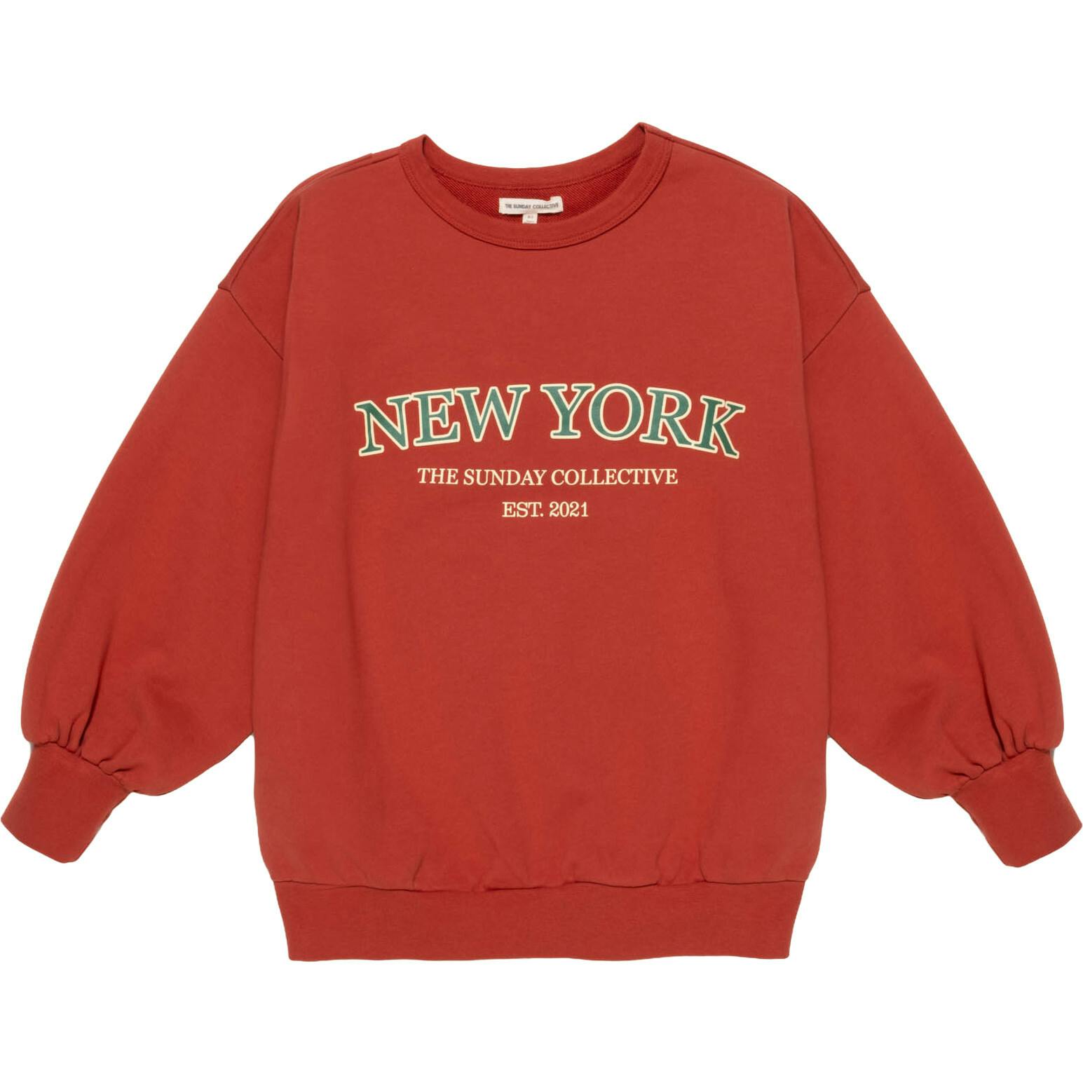 Adults Organic Weekend Sweatshirt in Rhythm Red