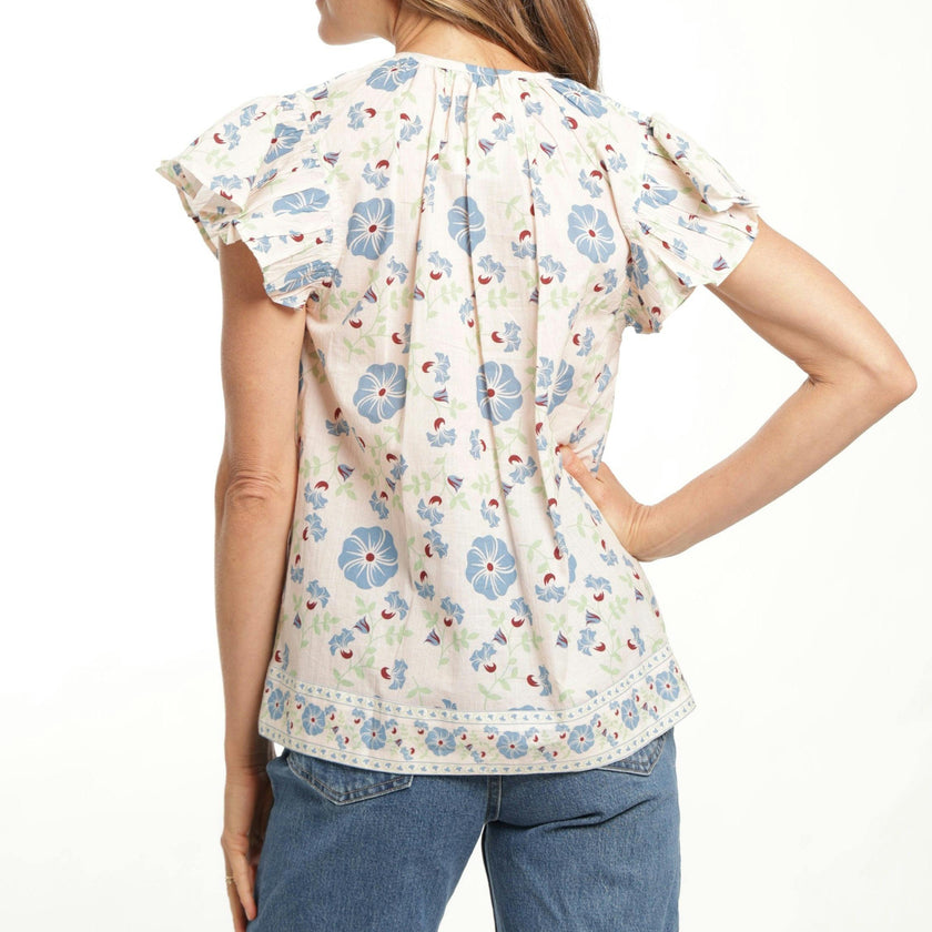 Marion Top - Pastel Cream