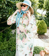 Wildflower Sun Hat - (Preorder Shipping June 15) Antique Eyelet Scallop Lace Wide & Short Ribbon