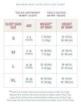 TOG 0.6 (Lightweight) Wearable Blanket Baby Sleep Sack