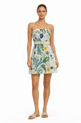 Megan Multi Floral Daisy Mini Dress