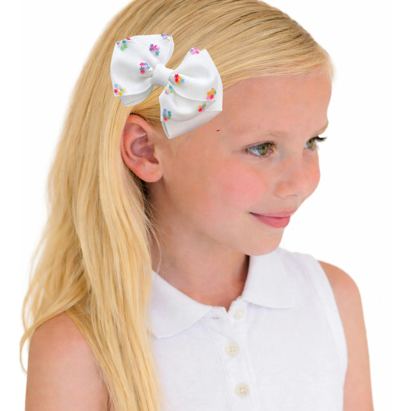 Firecracker Summer Hair Bow Set
