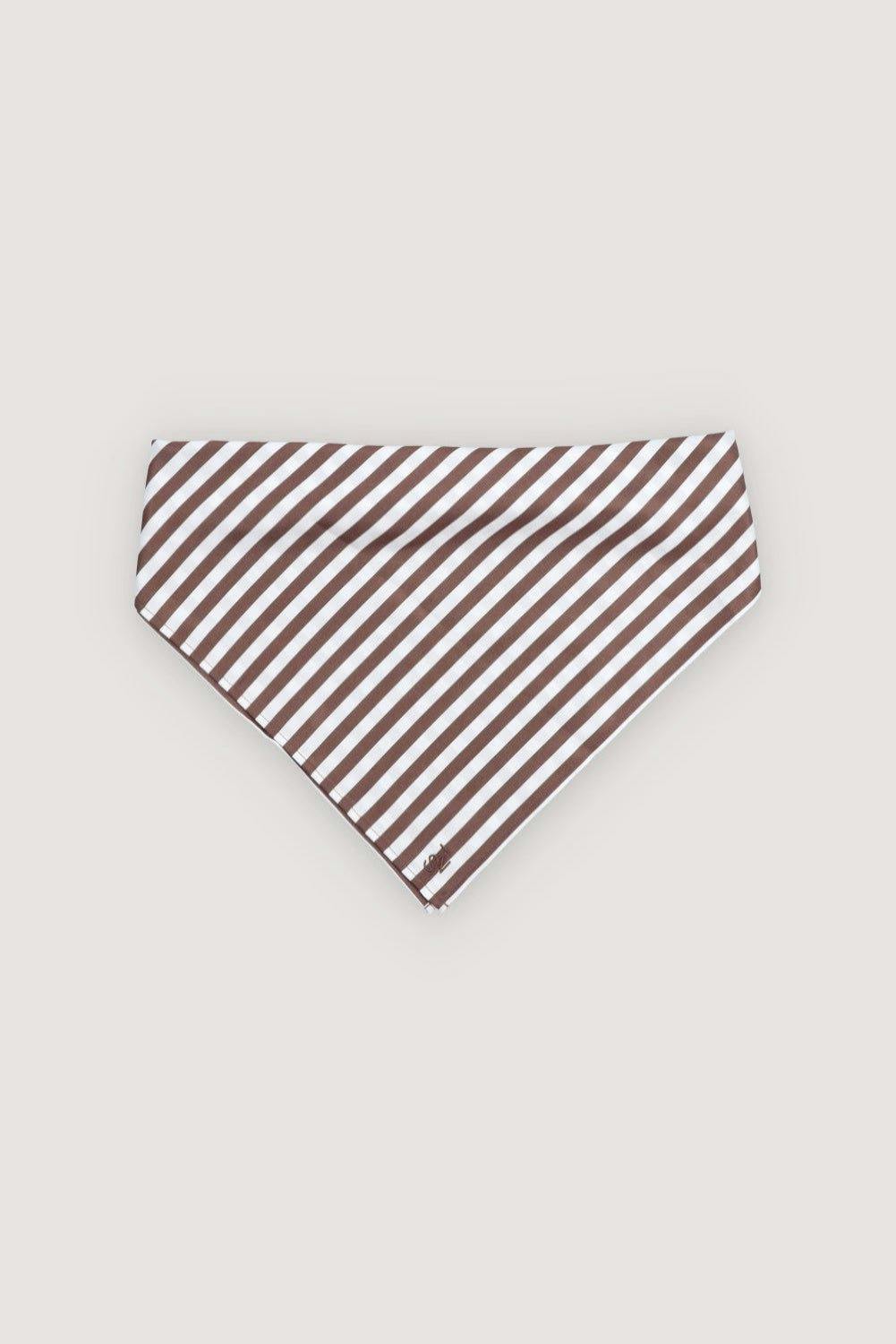 Anika Woman Neck Scarf Roast Stripes