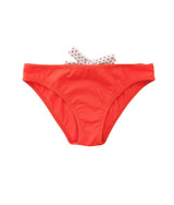 Isabella swim pants in mandarinred and scales print