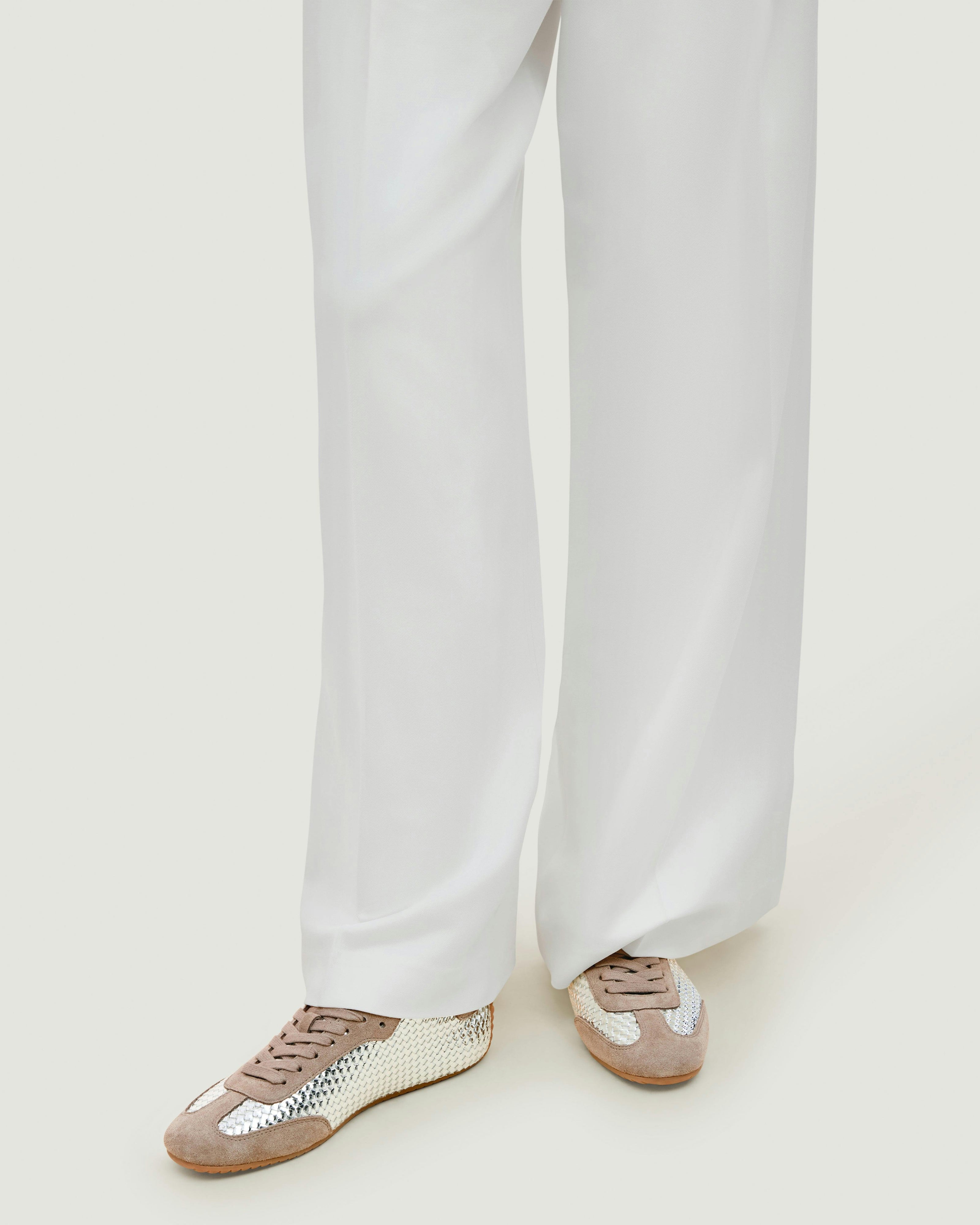 Milan Sneaker Metallic | Silver