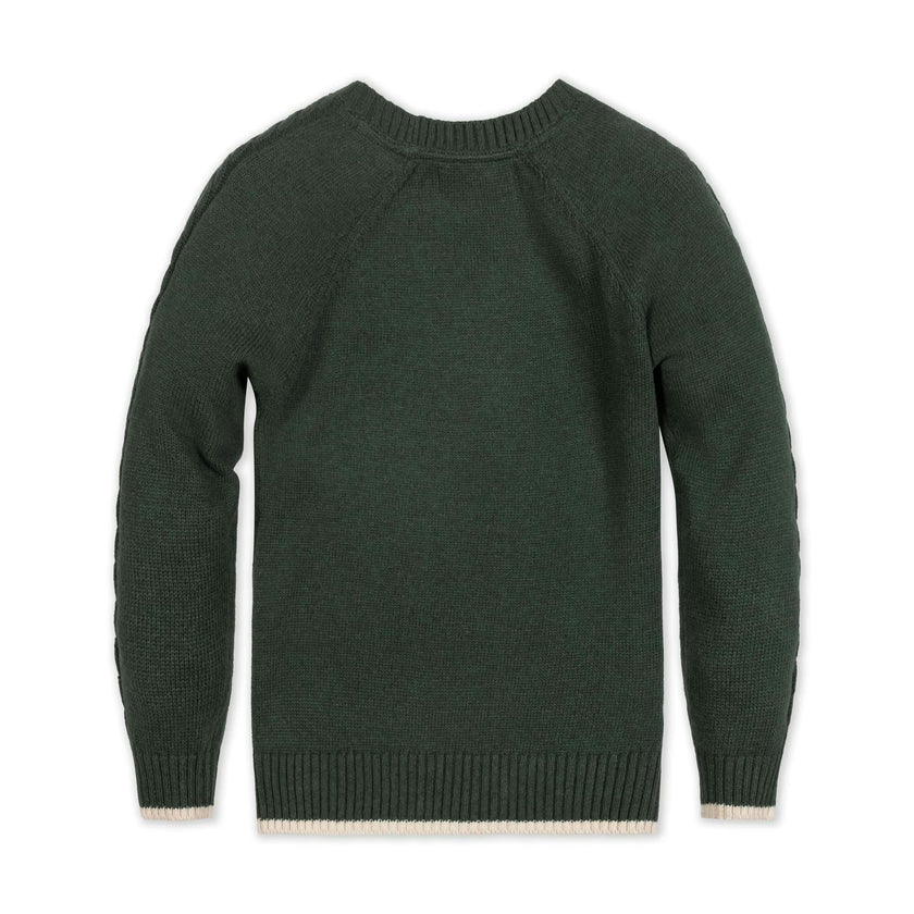Organic Raglan Crew Neck Sweater