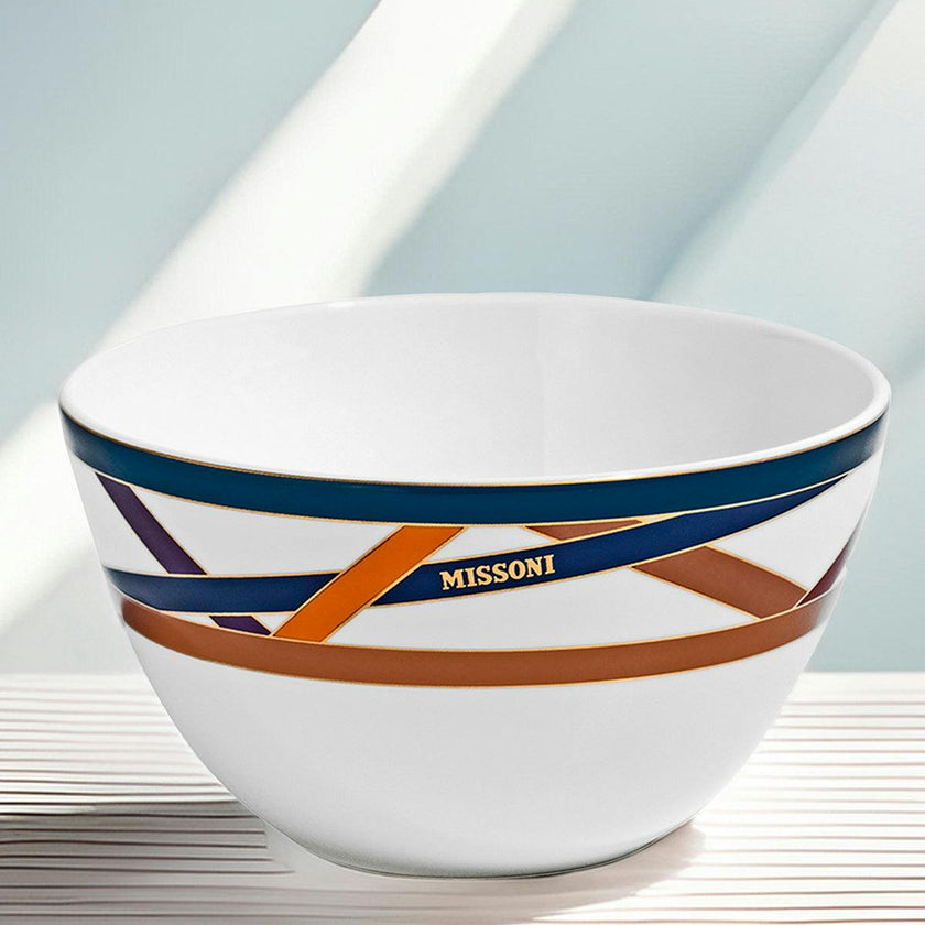 Rice Bowls NASTRI Set of 2  Multicolor diam. 4.5", H 2.3"