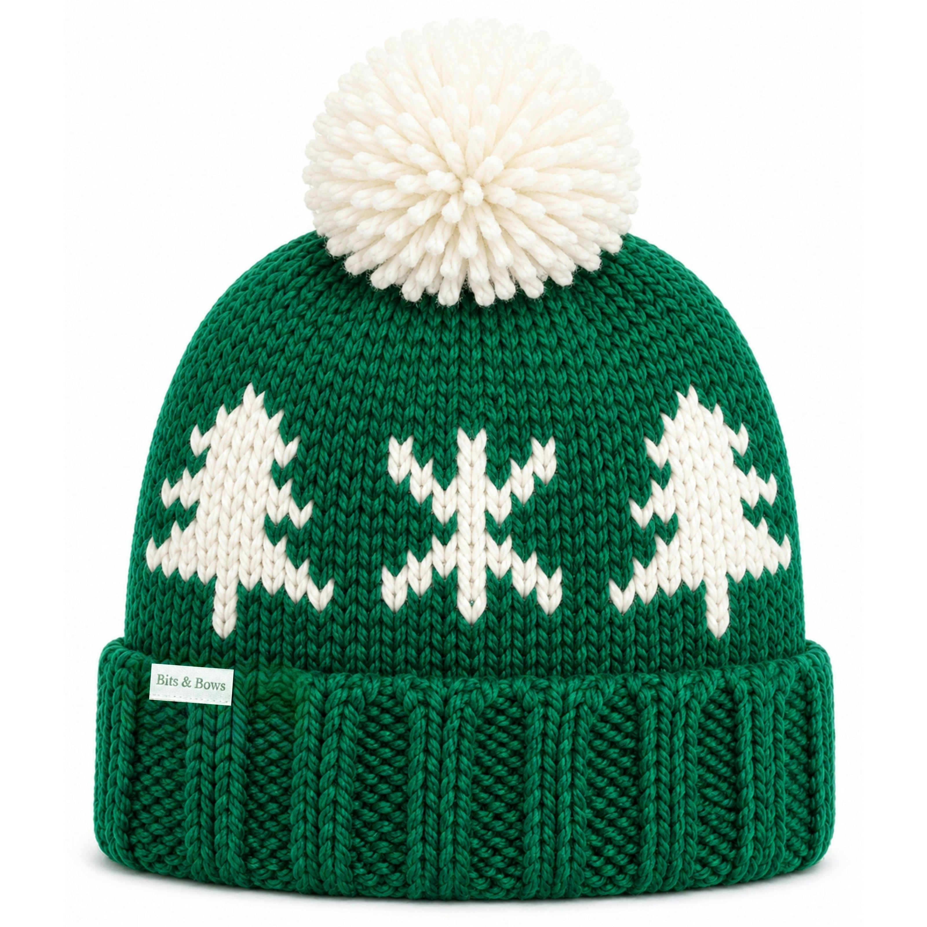 Adult Evergreen Bobble Hat