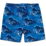 Mid-Length Swim Trunks, Blue