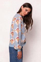 Vivienne Sweater in Mosaic Bloom