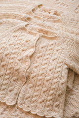 Royal Alpaca Knit Cardigan in Cream