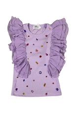 Bejeweled Gem Tank Lavender