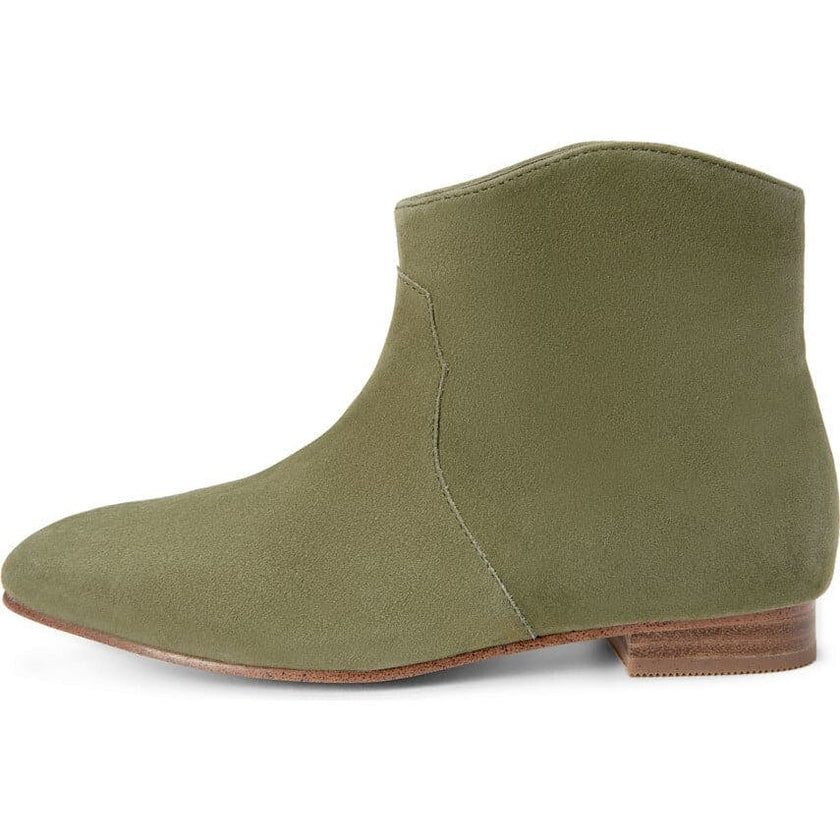Cassie Velvet Suede Pointed Toe Ankle Boots